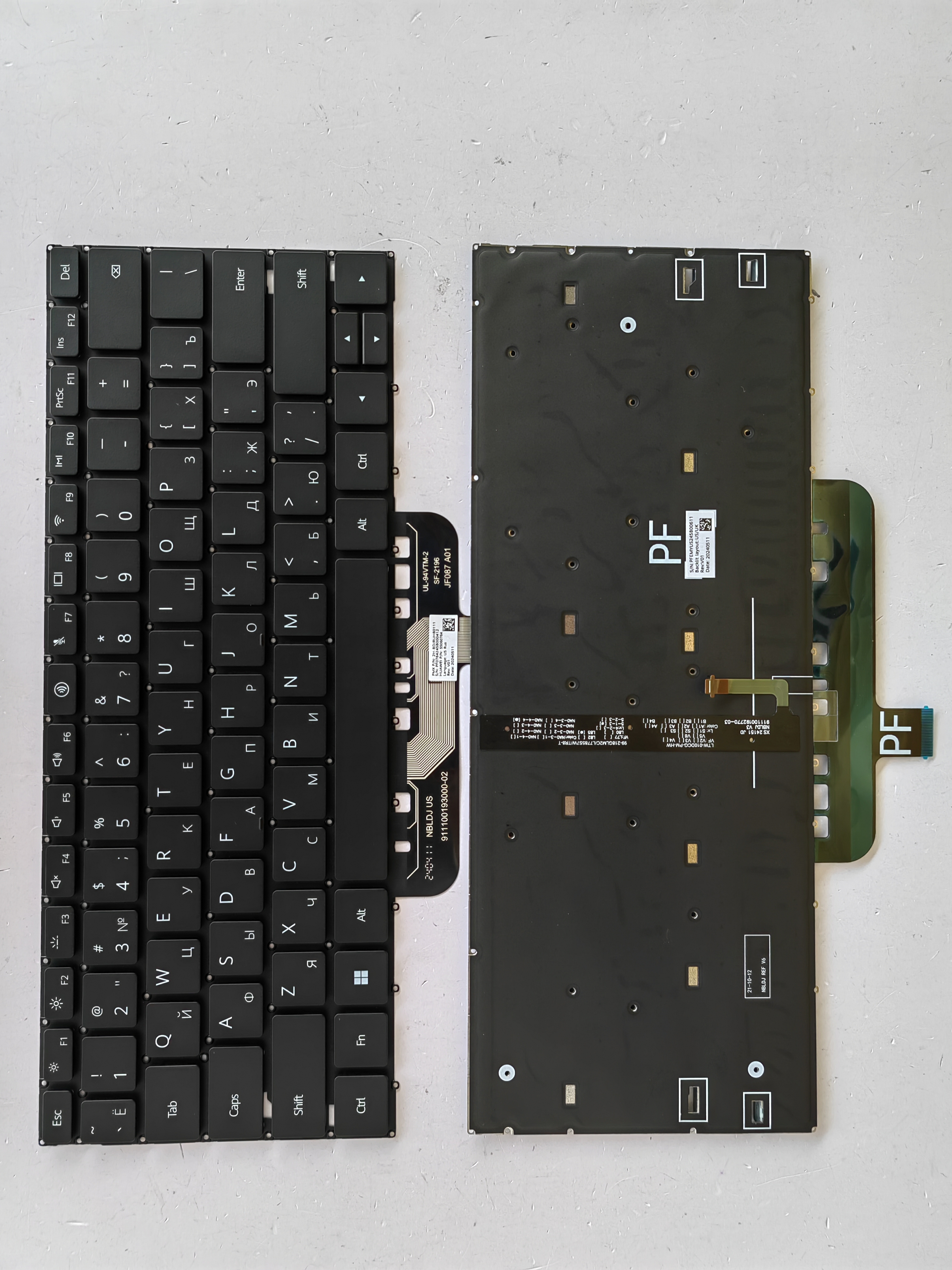 Picture of New Replacement Laptop Keyboard For HUAWEI EMD-W56/HKD-W56/MateBook13S 14S HKF-16 BLACK Backlit RU Layout